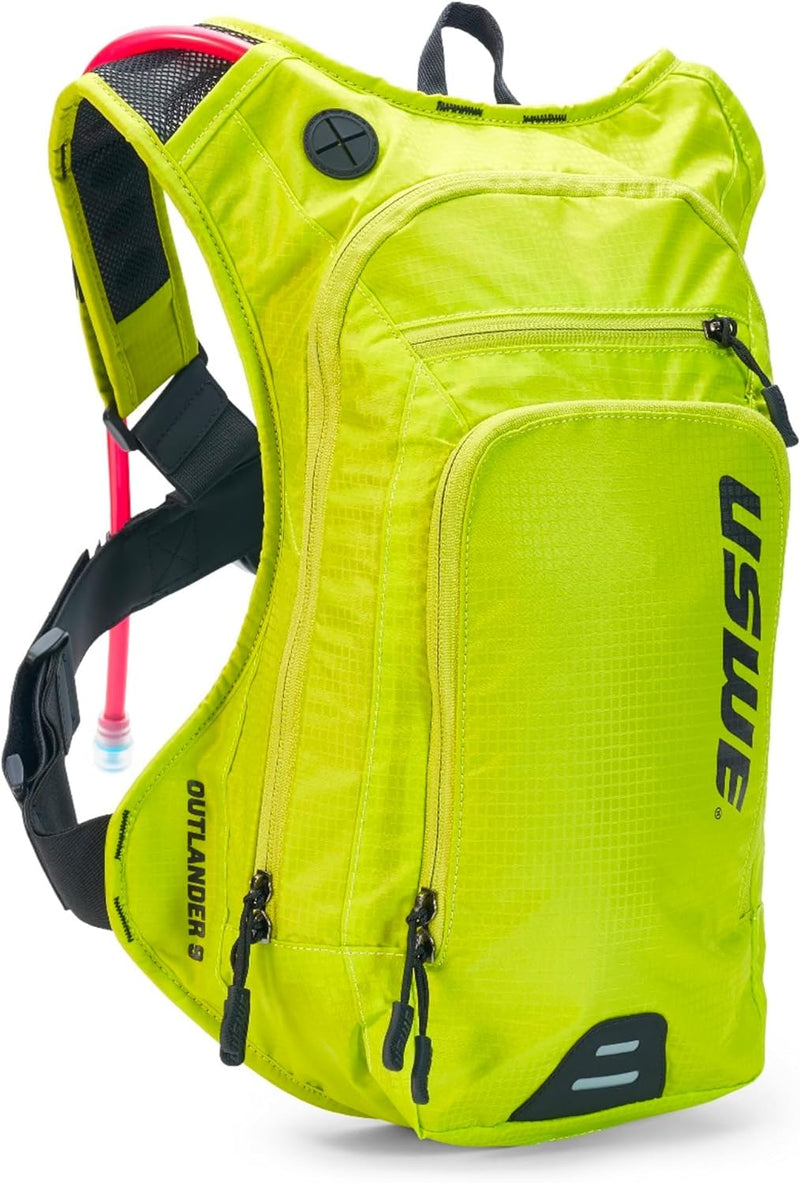 USWE Unisex – Erwachsene Outlander Trinkrucksack 9 Liter Gelb, 9 Liter Gelb