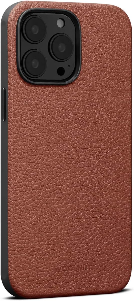 Woolnut Leder Hülle Case für iPhone 14 Pro Max - Cognac Braun iPhone 14 Pro Max Braun, iPhone 14 Pro