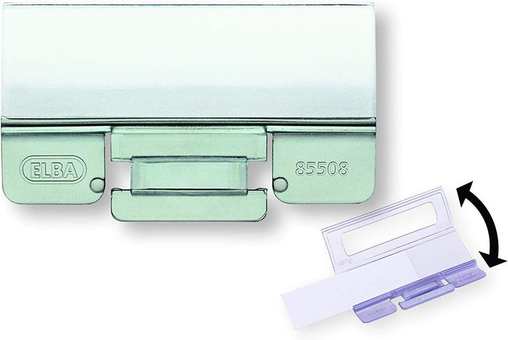 ELBA Hängemappe chic für A4, aus Karton, seitlich offen, dunkelblau, 25er Pack Hängemappe dunkelblau