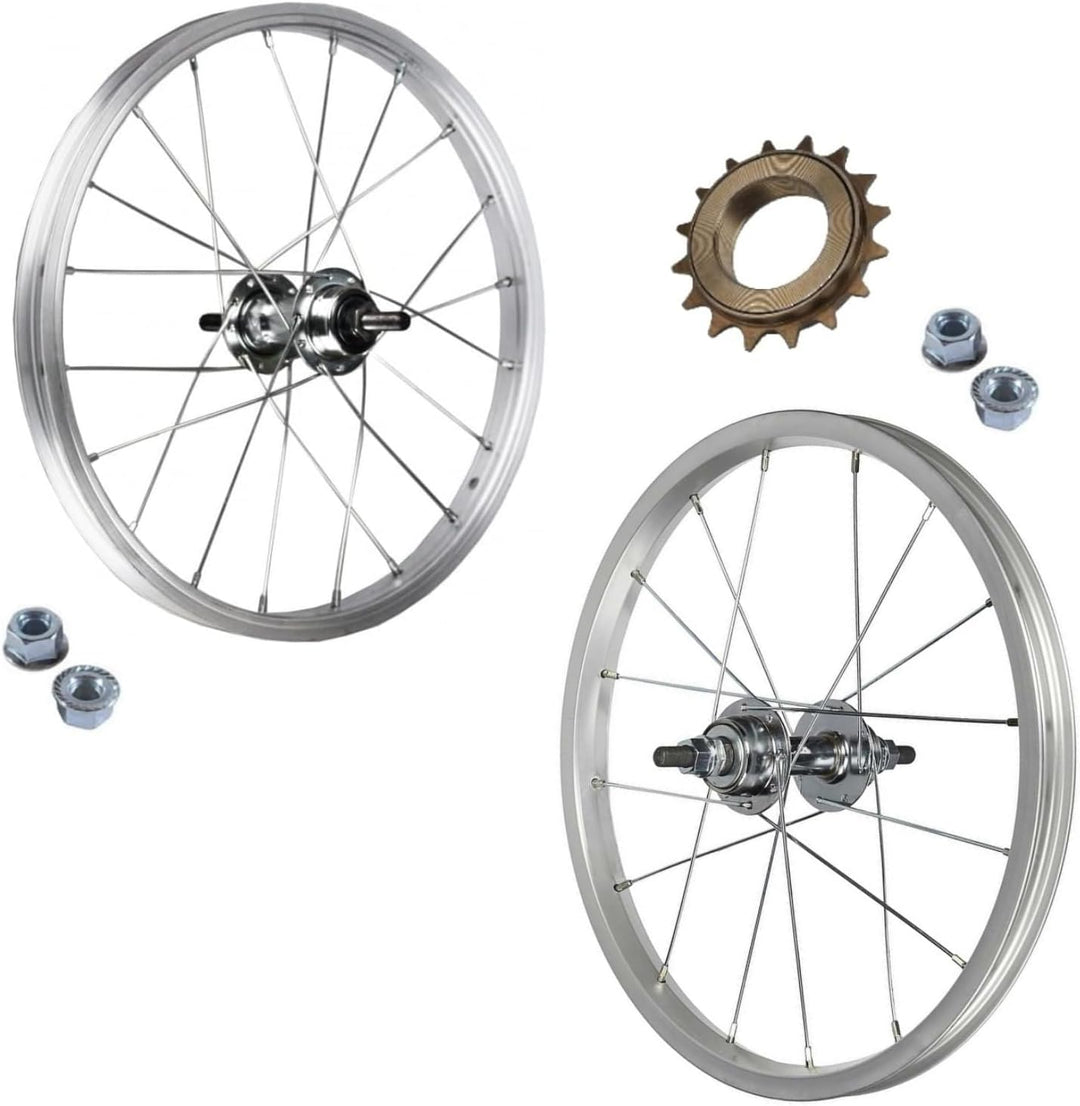 Rad / Felge vorne + hinten 16 Zoll x 1,75 für Kinder 16 Zoll Graziella + Ritzel 16 Zähne 1 Geschwind