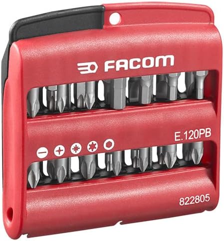 Facom E.120PG Etui mit 28 Bolzen + Tasche