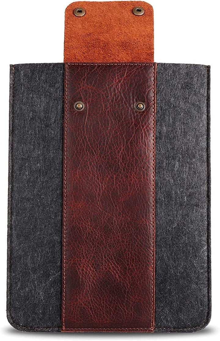 MegaGear Echtleder Tablet Hülle für iPad Pro 11 Zoll, Alle Generationen iPad Air & iPad (Braun, 12.9