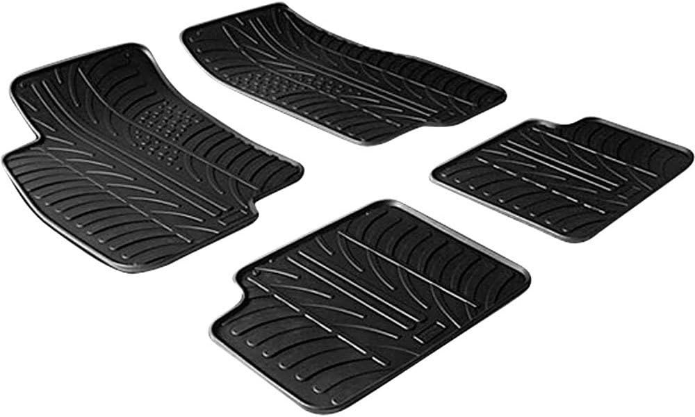 Gledring Satz Gummimatten kompatibel mit Fiat Grande Punto 2005- (T Profil 4-teilig)