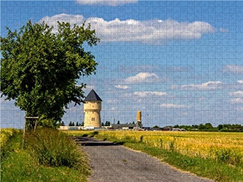 CALVENDO Puzzle Wasserturm in Oschatz 1000 Teile Lege-Grösse 64 x 48 cm Foto-Puzzle Bild von wkbilde