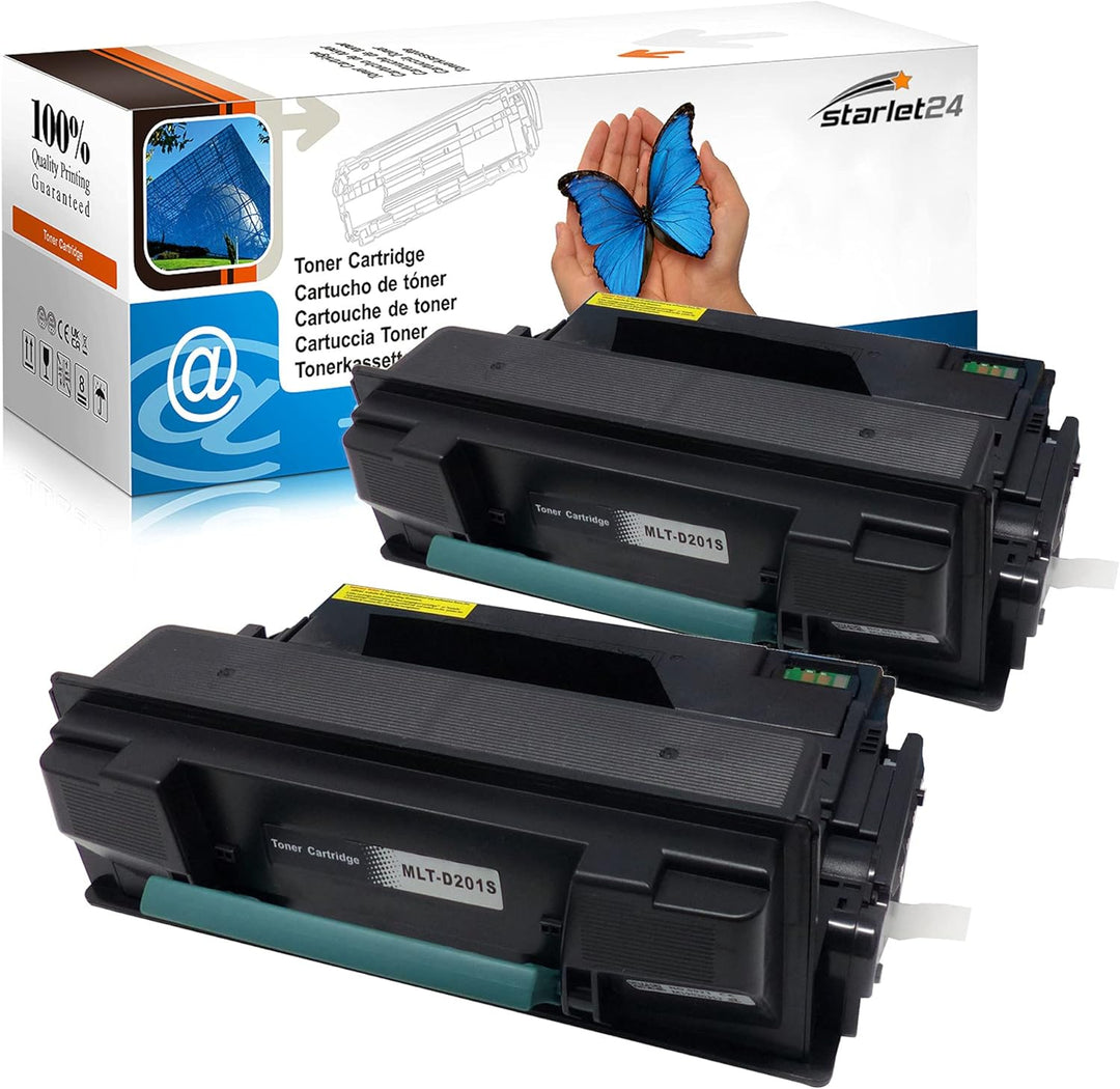 2X Toner ersetzt MLT-D201S für Samsung ProXpress M 4030 ND Samsung ProXpress M 4080 FX | 10.000 Seit