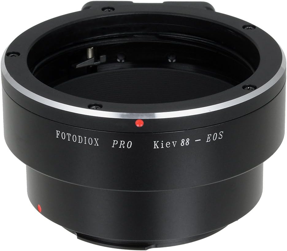 Fotodiox Pro Lens Mount Adapter Compatible with Kiev 88 Lenses on Canon EOS EF/EF-S Cameras Kiev 88