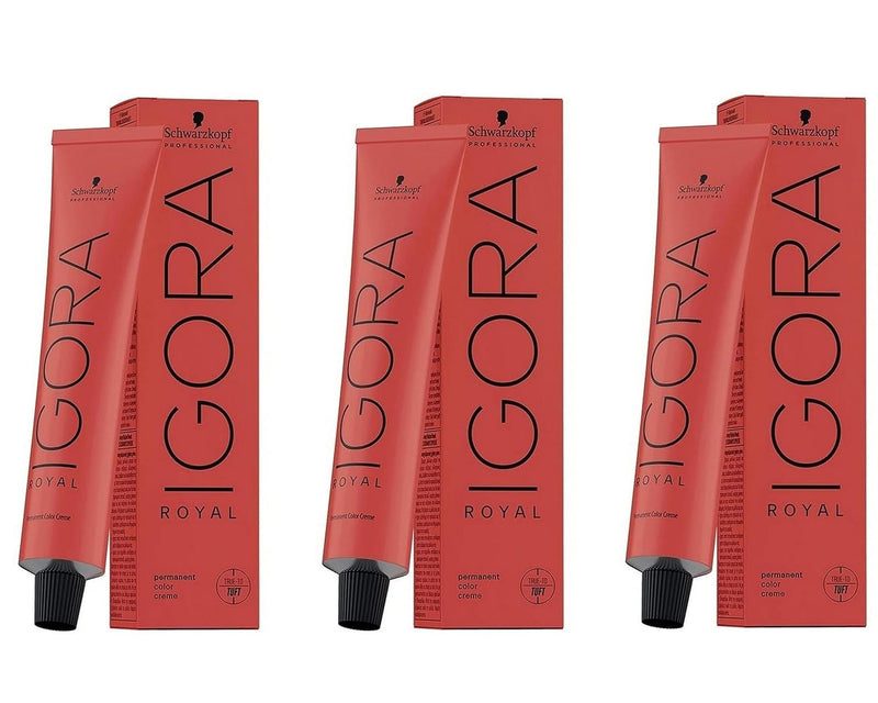 Schwarzkopf IGORA Royal 6-63 Dunkelblond Schoko Matt 60ml 3er Pack (3x60ml)