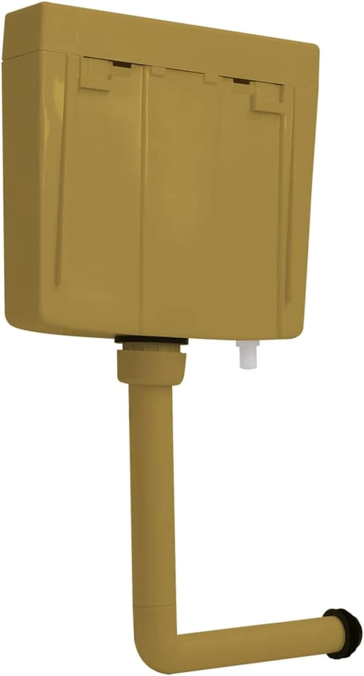 Tidyard WC Spülkasten Aufputzspülkasten Aufputz Wasserkasten 37,2 x 12,3 x 35,5 cm (L x B x H) Mit 2