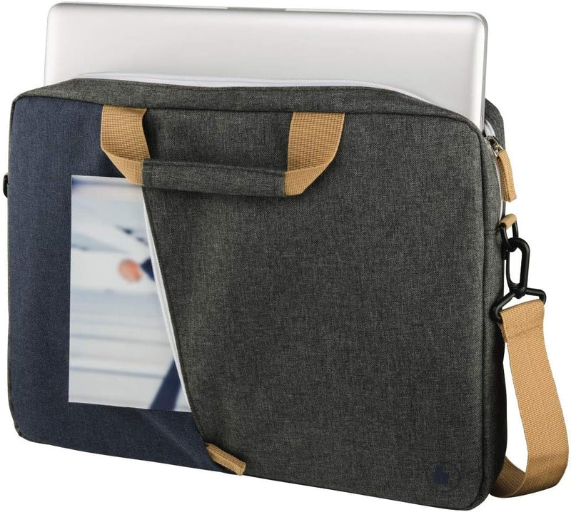 Hama Laptoptasche 40 cm, 15,6 Zoll (gepolsterte Umhängetasche mit Tragegurt und Handgriff, Schultert