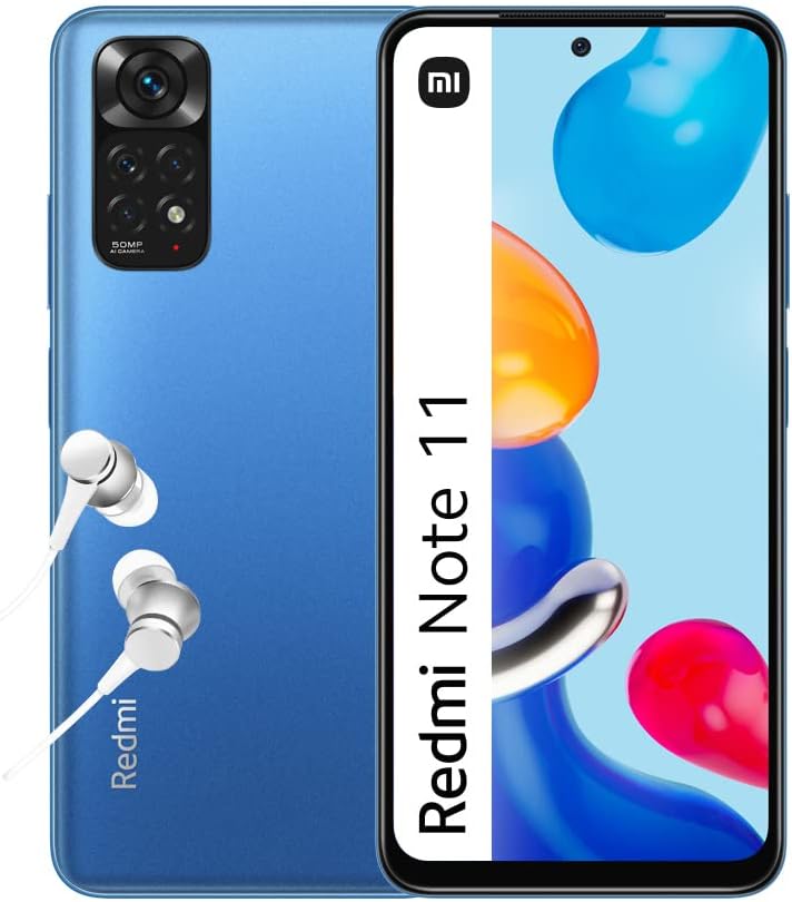 Xiaomi Redmi Note 11 - Smartphone 128GB, 4GB RAM, Dual SIM, Twilight Blue Twilight Blue Handy, Twili