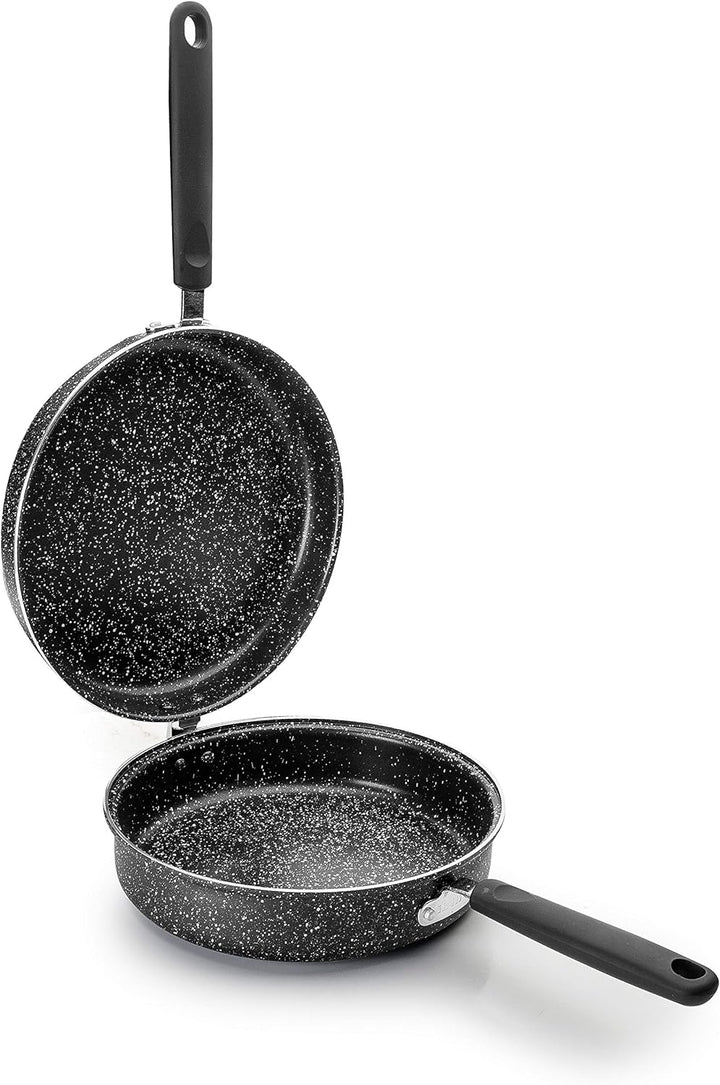 Ibili 441020 Omelettpfanne Natura Aluminium schwarz 20 cm 20 x 20 x 7 cm, 20 x 20 x 7 cm