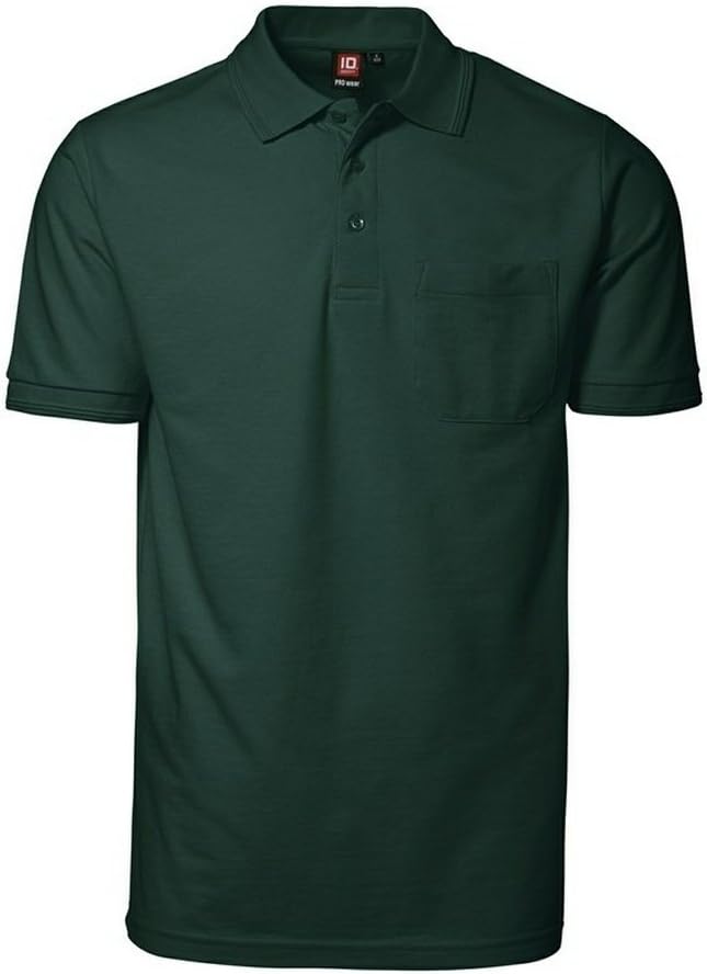 Pionier 41073-L Poloshirt "320 Pro Wear" mit Tasche Grösse in Flaschengrün, L