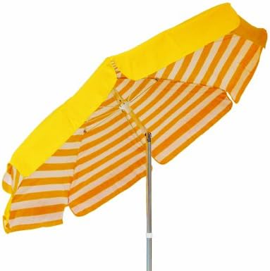 Maffei Sonnenschirm rund Venezia weiss/gelb 120,0 x 11,0 x 11,0 cm art181agialloriga