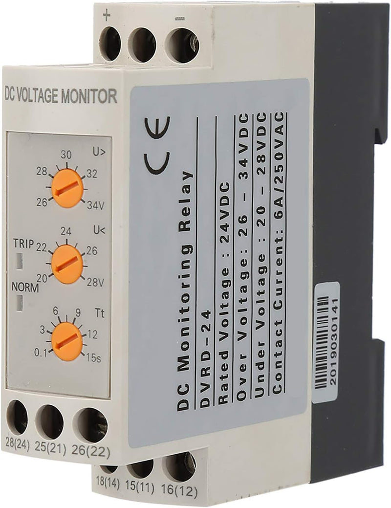 Tyenaza Überspannungs-Unterspannungsschutz - DC 12V/24V/36V/48V Überspannungs- und Unterspannungssch