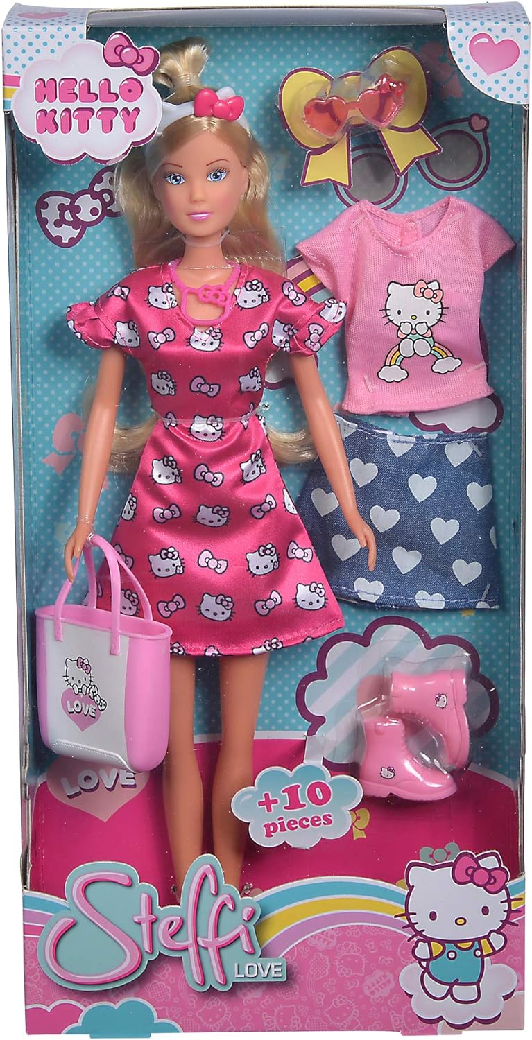 Simba 109283013 Hello Kitty Steffi Love Fashion Set, Mehrfarbig