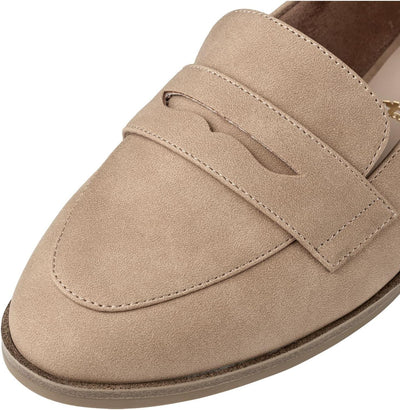 Tamaris Damen Slipper 1-1-24292-20 schmal 38 EU Taupe, 38 EU Taupe