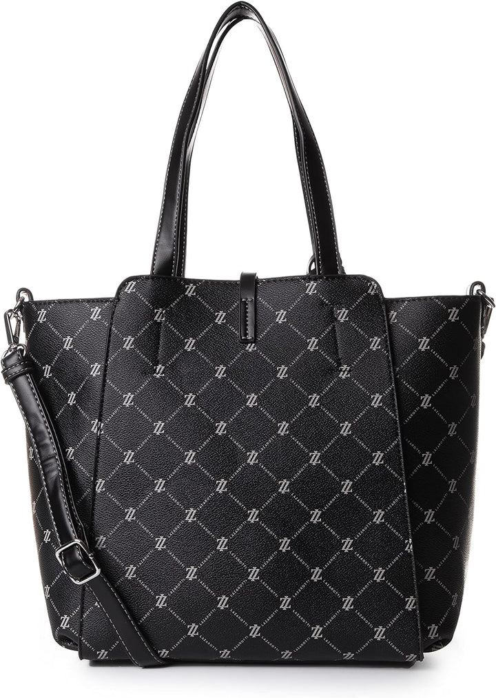 Lazarotti Palermo Shopper Tasche 2in1 Damen | Handtasche mit zweiter herausnehmbarer Umhängetasche |