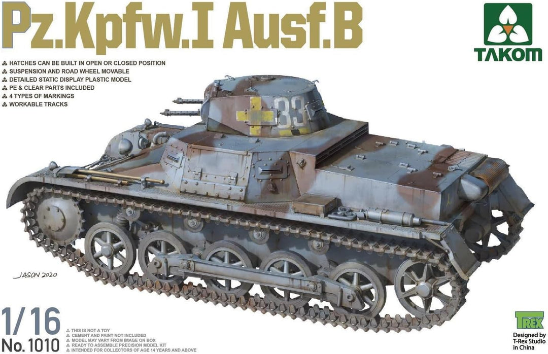 TAKOM TAK1010 Pz.Kpfw.I AUSF.B 1:16