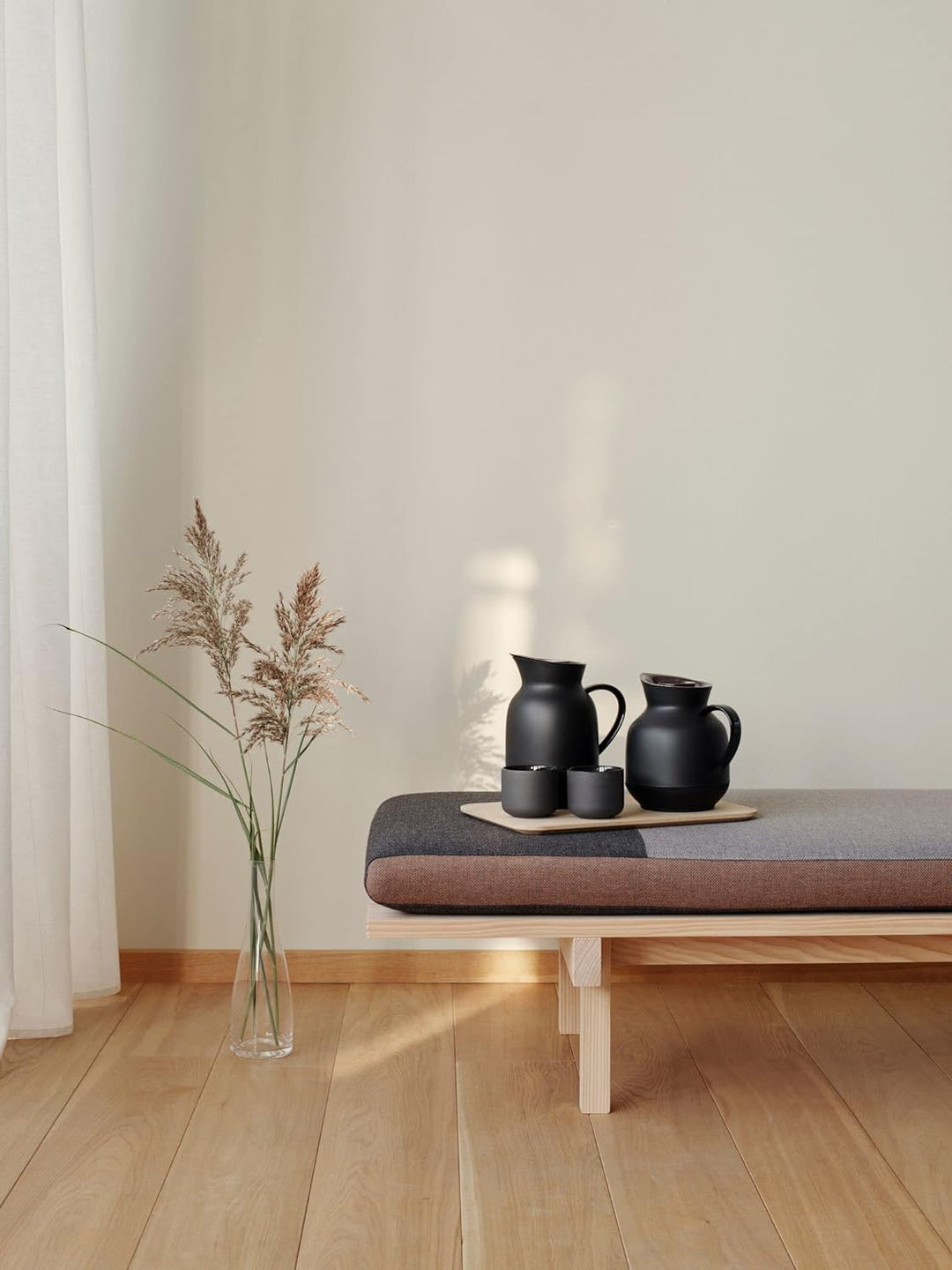 Stelton Isolierkanne Amphora - Kaffeekanne, Thermoskanne, Thermosflasche - 1-Liter-Kunststoffkanne m