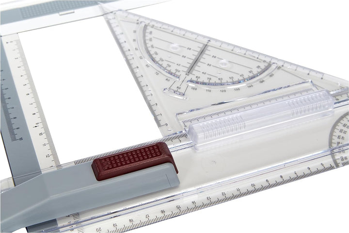 rOtring Rapid A4 Zeichenplatte Professioneller Zeichenbrett mit Lineal und Zeichendreieck Rapid Zeic