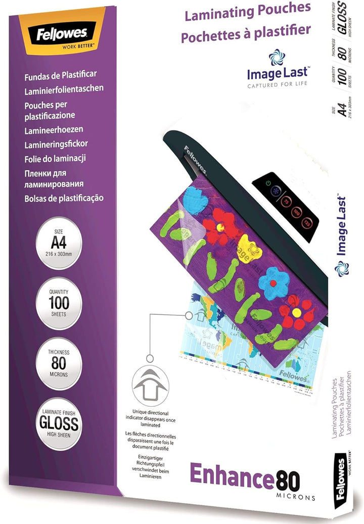 Fellowes Saturn 3i A3 Laminiergerät für 80-125 Micron Folien, 60 Sek. Aufwärmzeit, staufreies Lamini