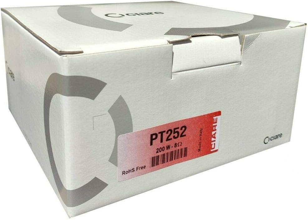 1 CIARE PT252 Driver Tweeter mit Kompression 12,00 x 9,00 cm 75 watt rms und 200 watt max impedanz 8