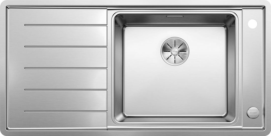 BLANCO ANDANO XL 6 S-IF | Edelstahl | Einbauart: Einbau von Oben & Flächenbündig | Hauptbecken recht