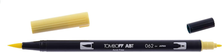 Tombow ABT-12C-2 Fasermaler Dual Brush Pen mit zwei Spitzen, 12-er Set, pastellfarben, 12