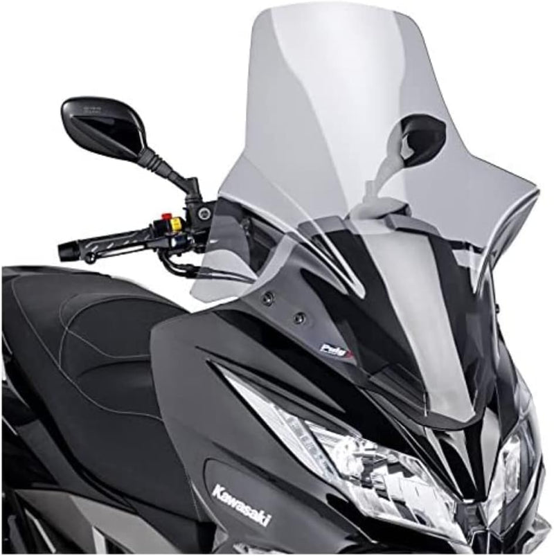 Puig 7020H Windschutzscheibe Cockpitverkleidung Touring für Maxiscooter Kawasaki J300 2014-2015, Get