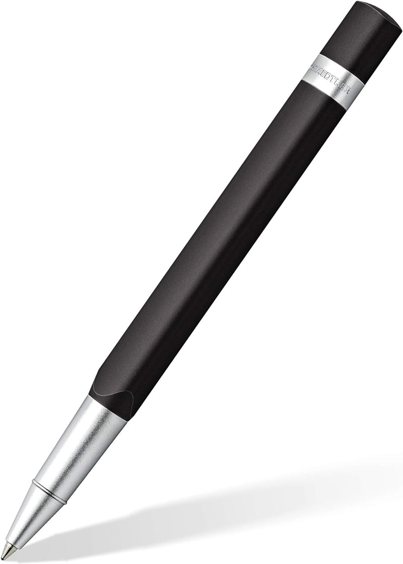 STAEDTLER TRX 412TRX9M-9ST Tintenroller (ergonomische Dreikantform, samtweiche Aluminium-Oberfläche,