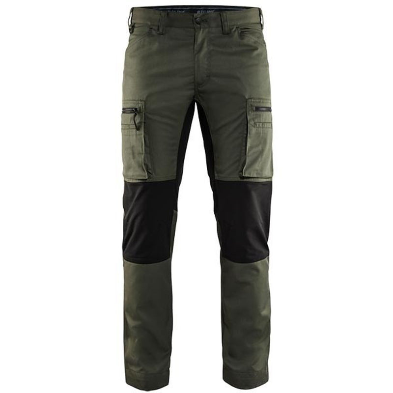 Blåkläder 14591845 Diensthose Stretch, Armee-Grün / Schwarz, C44 Army Green / Black 44, Army Green /