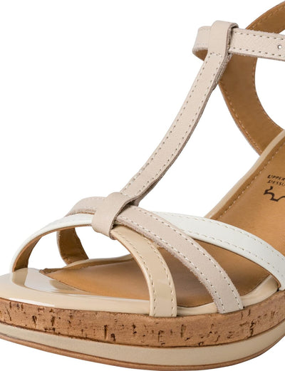 Tamaris Damen Sandalette 1-1-28347-20 40 EU Beige Comb, 40 EU Beige Comb