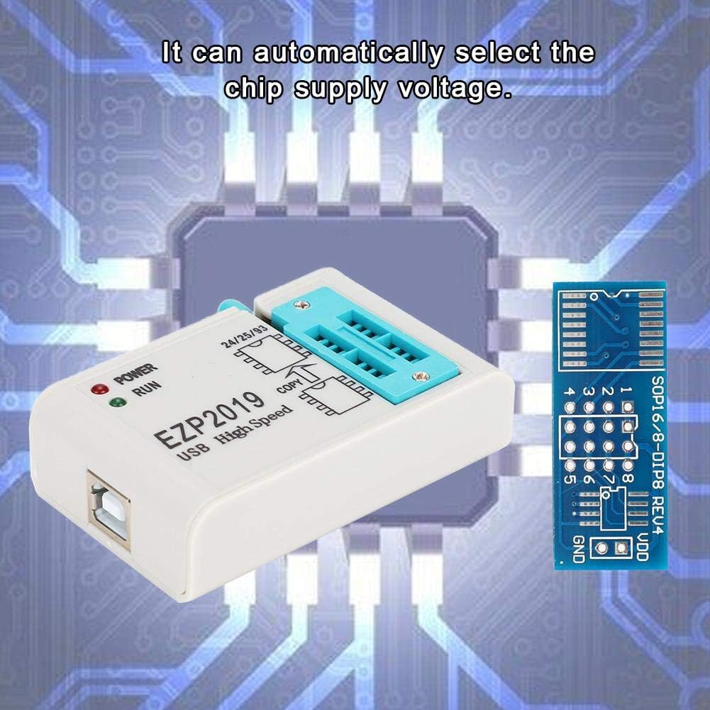 Hochgeschwindigkeits-USB-SPI-Programmierer EZP2019 mit 4 getesteten Basen für Block 24-EEPROM, für 2