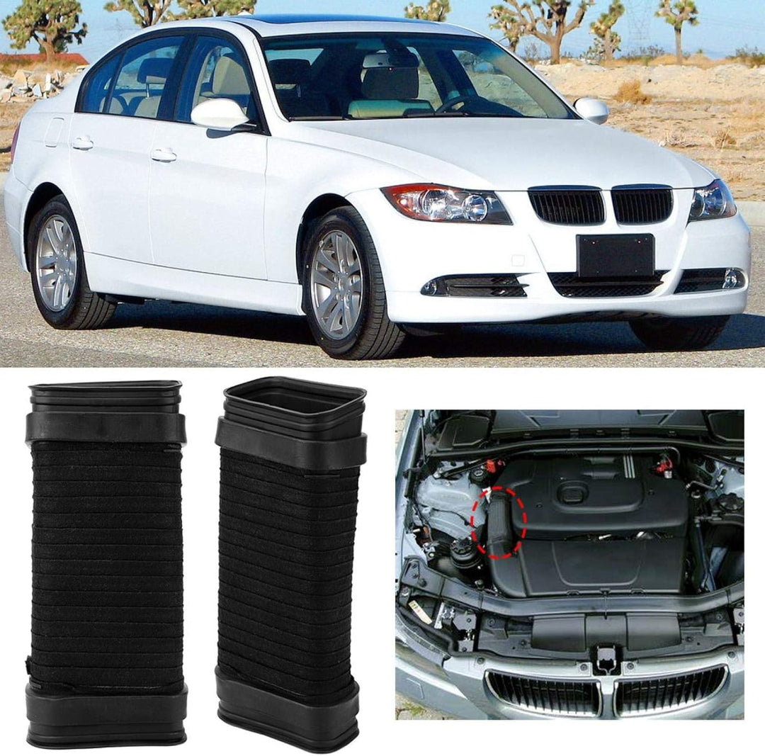 E90 Ansaugschlauch Faltenbalg-Premium Motorluftschlauchrohr, Polypropylen Motorluftansaugschlauchroh