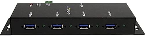 StarTech.com 4 Port USB 3.0 Hub - Industrieller USB-A Hub aus Metall mit ESD und Überspannungsschutz