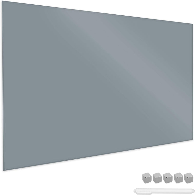 Navaris Magnettafel Magnetboard aus Glas - 90x60 cm Tafel magnetisch zum Beschriften - Magnetwand in