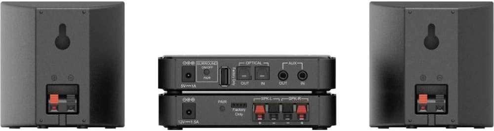Hama RS100 Audio-Erweiterungskit Rear-Surround, schwarz