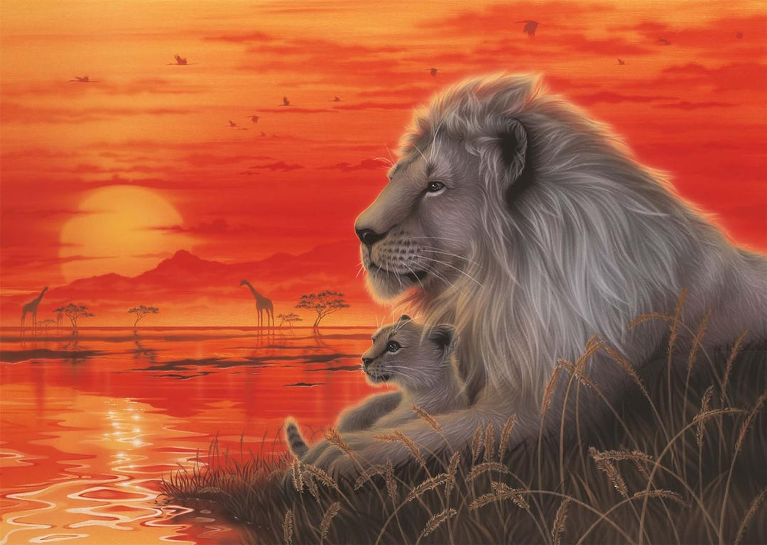 Ravensburger 19210 - Afrikanische Abendstimmung - 1000 Teile Puzzle