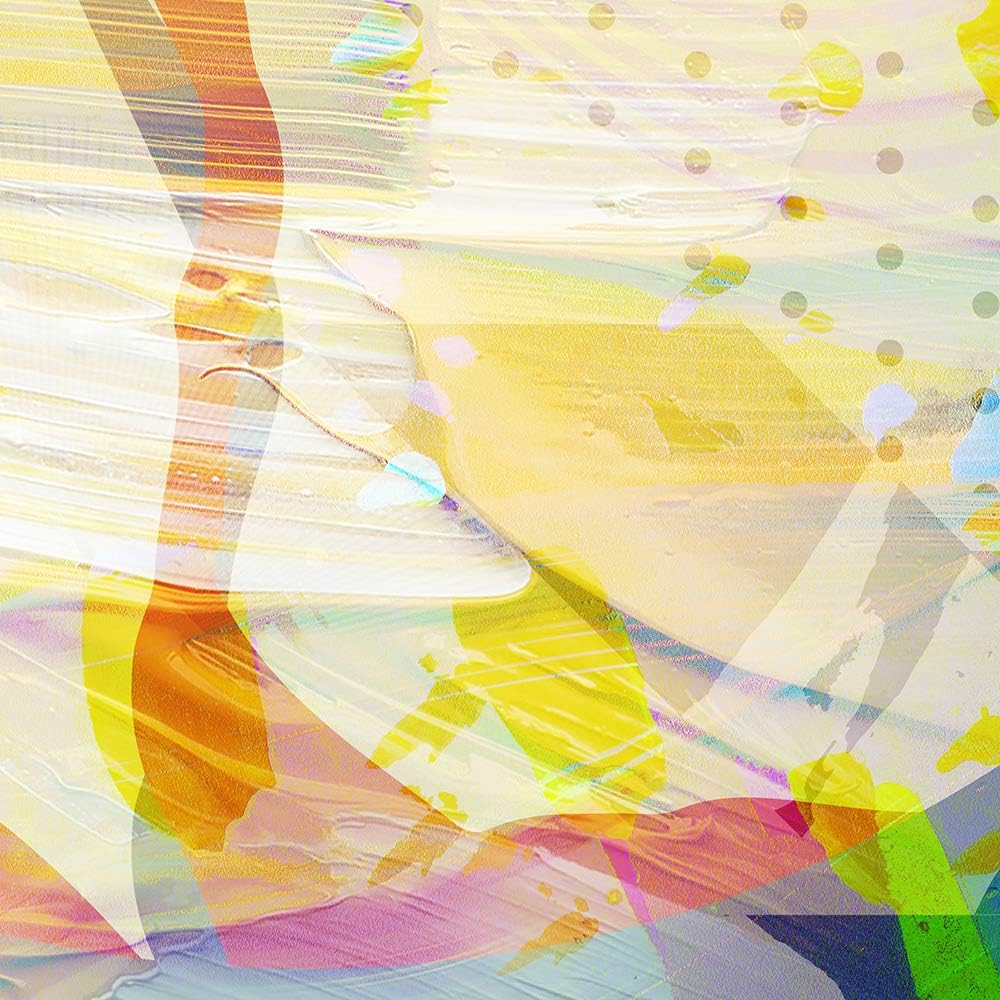 Wanddeko Abstraktion Kunst modern Bilder Kunst werk mehrfarbig 140x45 cm Deco panel 140x45 cm A, Dec