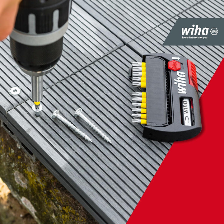 Wiha Bit Set XLSelector Y-Bit 31-tlg. I 25 mm I PH, PZ, TORX 1/4" C6,3 I magnetischer Bithalter I Ve