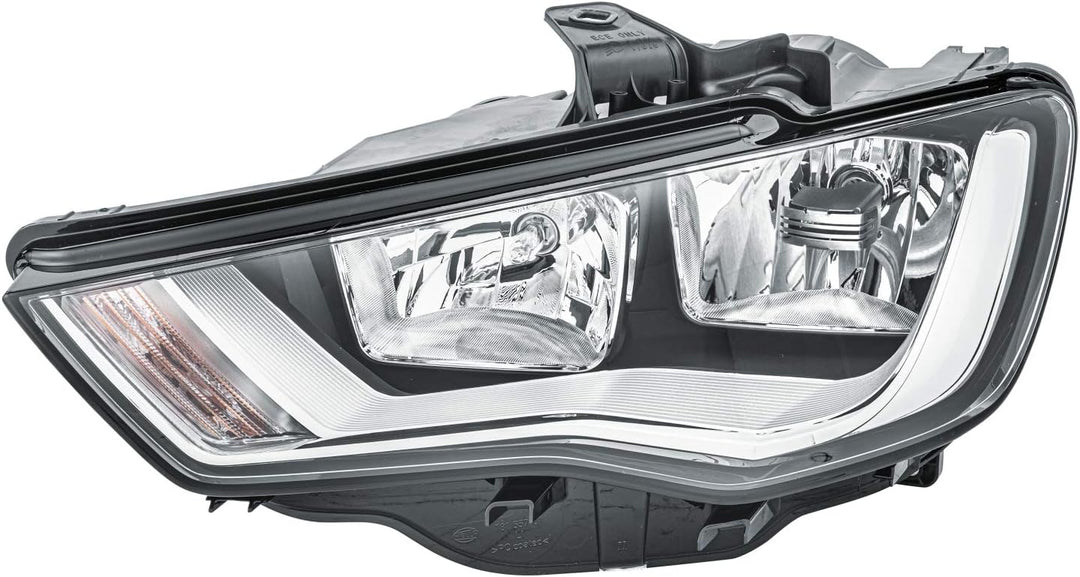 HELLA 1EJ 010 740-071 FF/Halogen-Hauptscheinwerfer - links - für u.a. Audi A3 (8V1, 8Vk) Links (Fahr