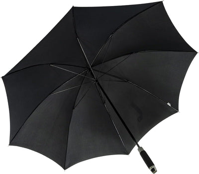 Doppler XXL Golfschirm - Partnerschirm Fiberglas mit Stabgriff - schwarz, schwarz