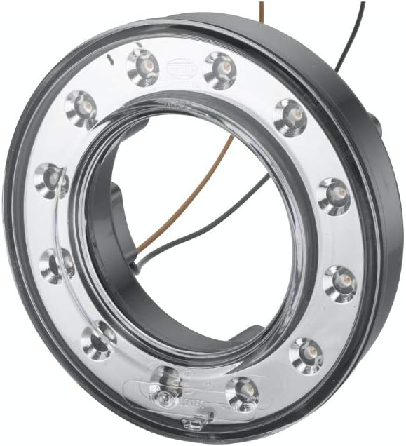 HELLA - Schlussleuchte - LED - 12V - Einbau - Lichtscheibenfarbe: glasklar - LED-Lichtfarbe: rot - S