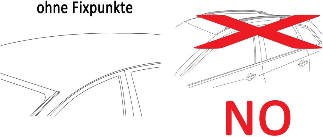Dachträger Menabo Tema Mini Cooper S (Kombi 5 Türer) ab 2014