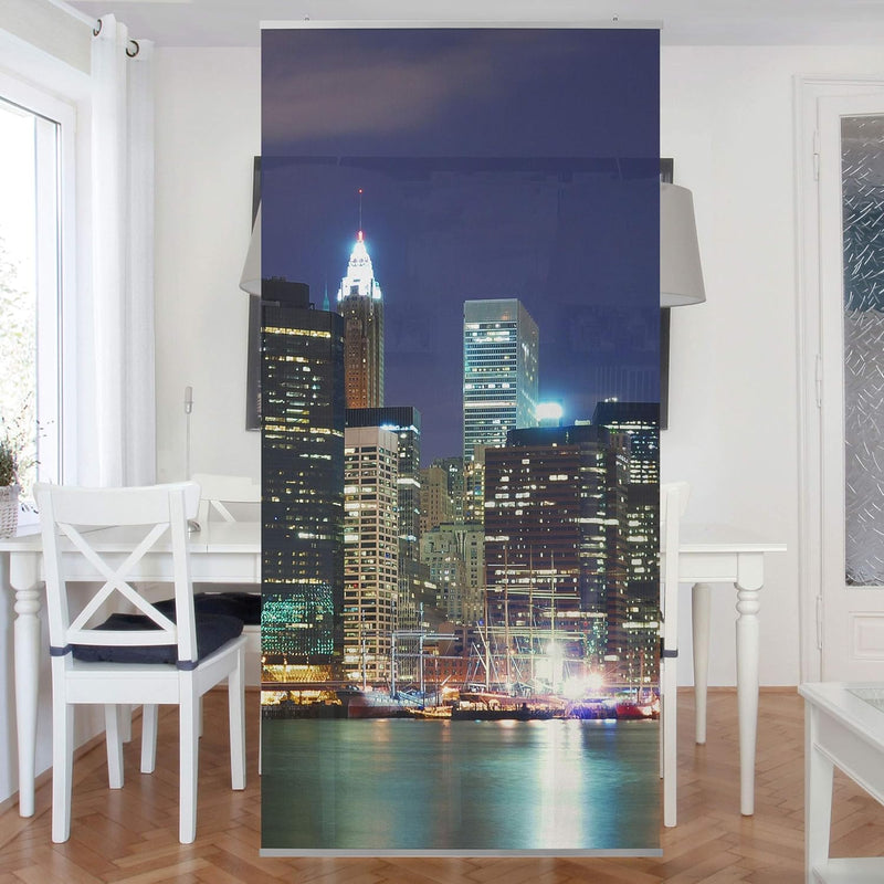 Bilderwelten Raumteiler Manhattan in New York City 250x120cm inkl. transparenter Halterung, inkl. tr