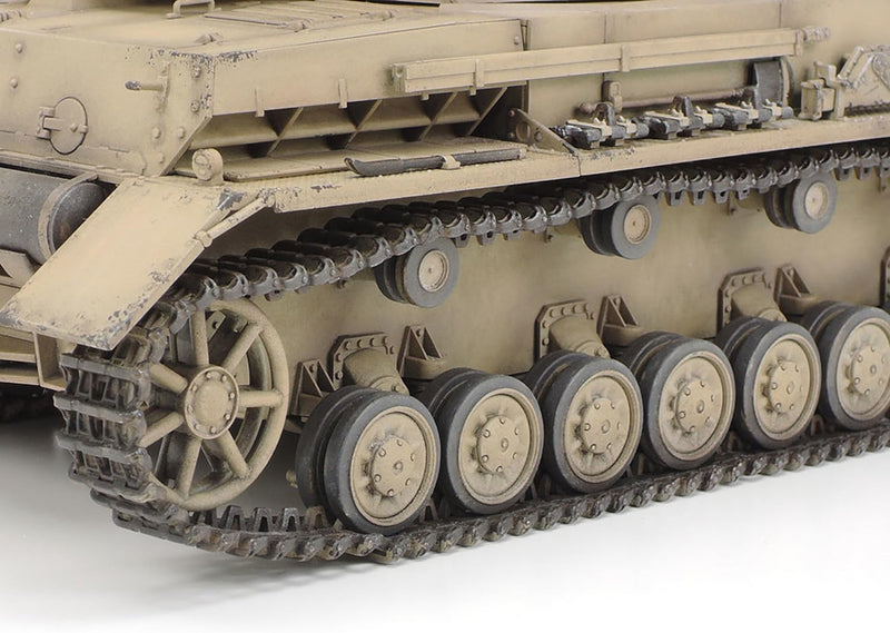 TAMIYA 25208 1:35 Dt. PzKpfw.IV AUSF.F m. Krad DAK - Modellbau, Plastik Bausatz, Hobby, Basteln, Kle