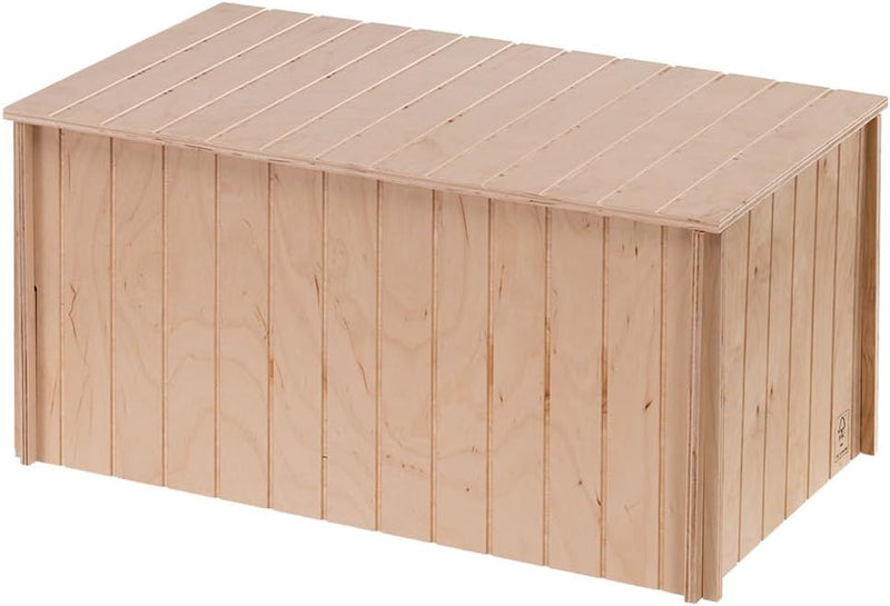 Ferplast Kaninchenhaus SIN MAXI, Widderkaninchen, FSC-Holz, Fronteingang, Luftlöcher 52 x 31 x h 26