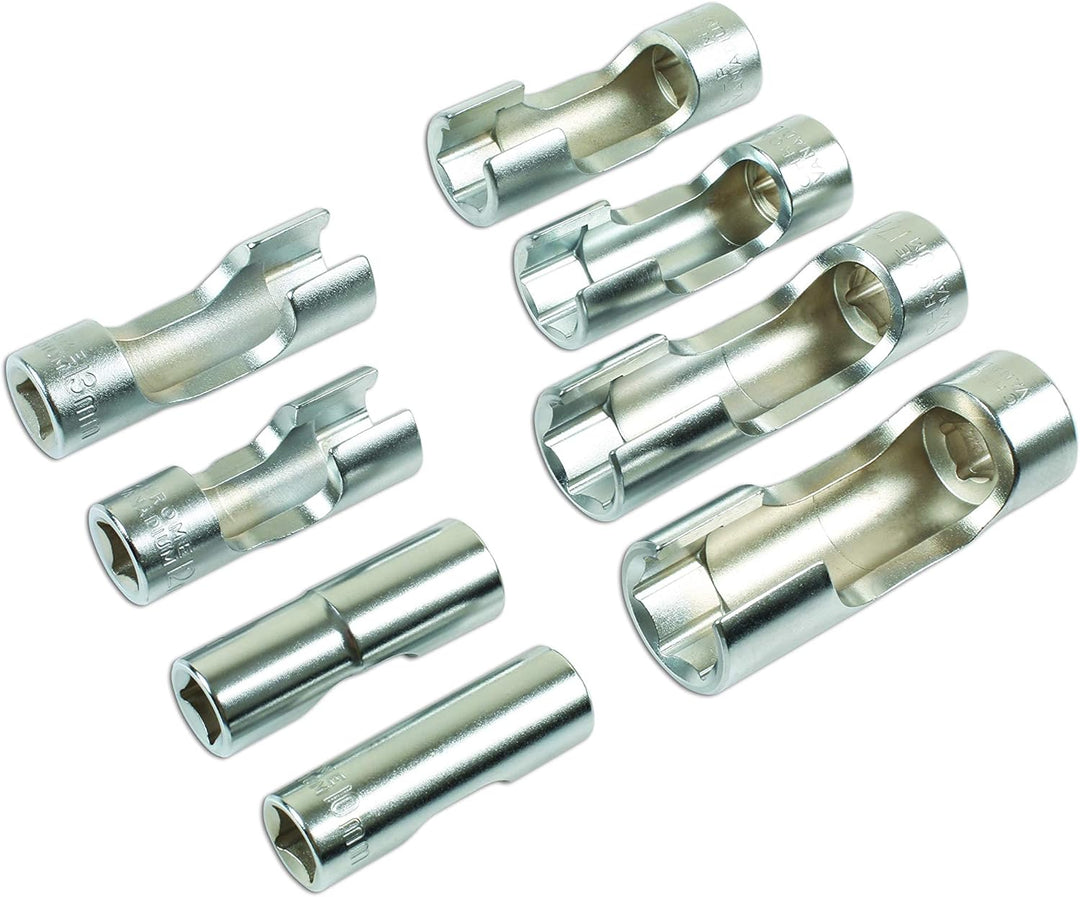 Laser 7601 Steckschlüsselsatz für schwierigen Zugang, 3/8 Zoll D, 8-teilig