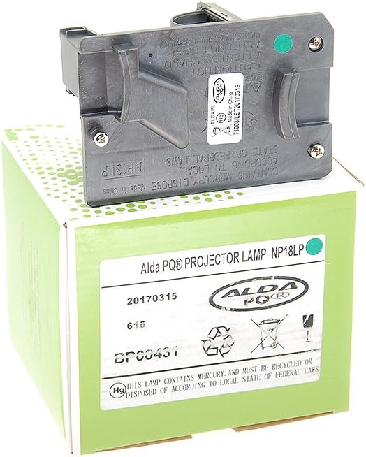 Alda PQ Premium, Beamer Lampe kompatibel mit NEC NP-V300X, NP-VE281, V300W, V300X, V311W, V311X, NP1