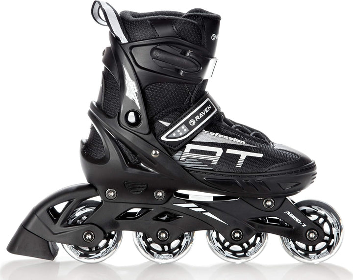 Inline Skates Inliner Raven Profession Schwarz 35-39(23cm-25,5cm), Schwarz 35-39(23cm-25,5cm)